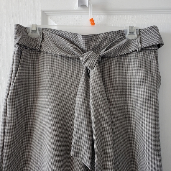 ZARA Womens Tie Capri Pants Size Medium NWT - Picture 3 of 13